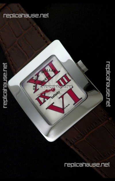 Franck Muller Geneve Infinity Japanese Special Watch in Red Markers