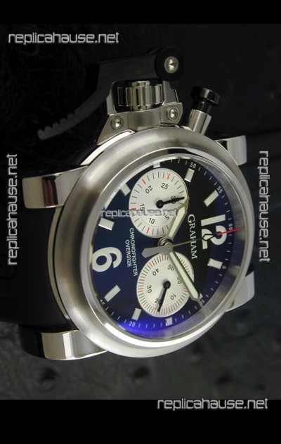 Graham Chronofighter Swiss Replica Watch in Black Dial