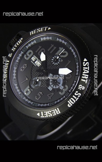 Hamilton Khaki Base Jump DLC Swiss Replica Chronograph Watch