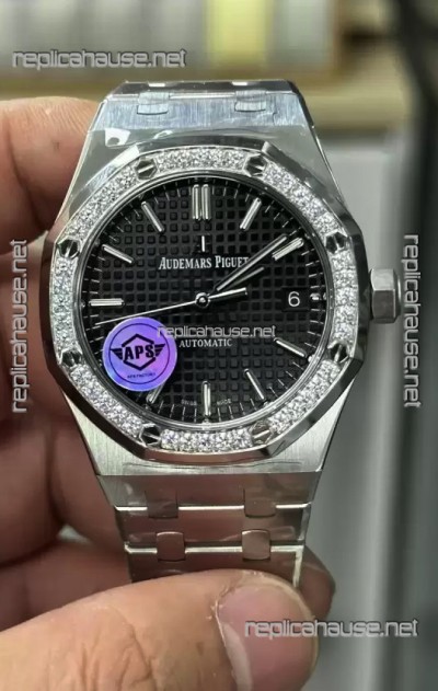 Audemars Piguet Royal Oak 37MM Black Dial Watch in 3120 Movement - 1:1 Mirror Replica