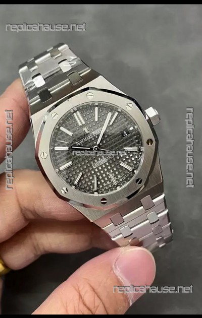Audemars Piguet Royal Oak 37MM Grey Dial 904L Steel Watch in 3120 Movement - 1:1 Mirror Replica