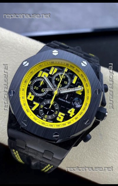 Audemars Piguet Royal Oak Offshore Bumble Bee Black Dial Chronograph 1:1 Mirror Replica Watch