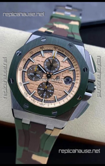 Audemars Piguet Royal Oak Offshore  CAMO 44MM Chronograph 1:1 Mirror Replica Watch - 904L Steel
