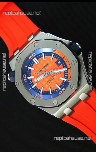 Audemars Piguet Royal Oak Offshore Diver Japanese Automatic Replica Watch in Orange