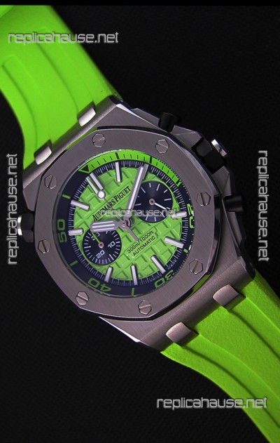 Audemars Piguet Royal Oak Offshore Diver Chronograph Swiss Quartz Replica Watch in Green