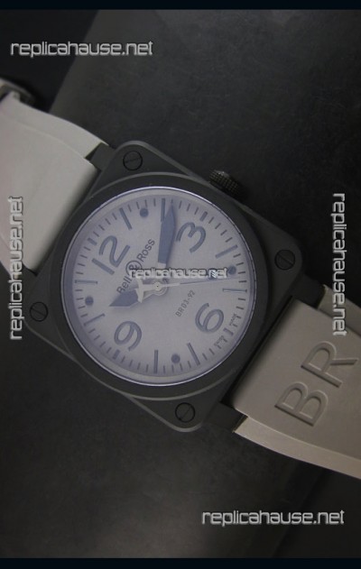 Bell & Ross BR03-92 Grey Dial Swiss Replica Watch
