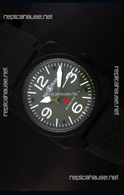Bell & Ross BR03-92 Green Dial Swiss Replica Watch