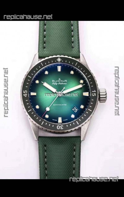 Blancpain Fifty Fathoms BATHYSCAPHE Edition TITANIUM Casing -  1:1 Mirror Replica Watch