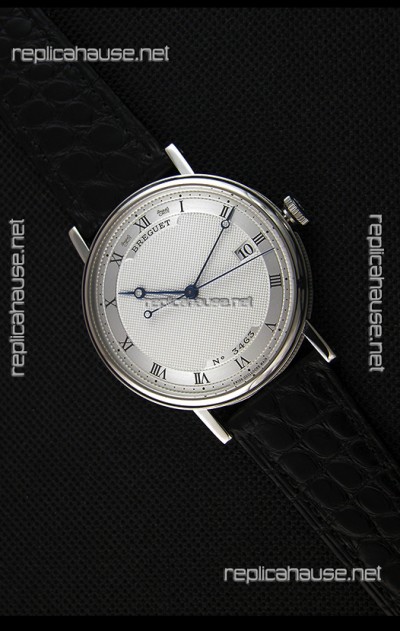 Breguet Classique 5177BB/15/9V6 Stainless Steel Watch with Roman Hour Markers