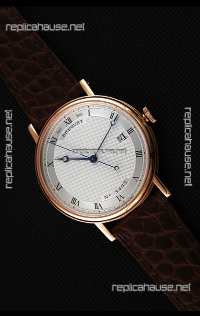 Breguet Classique 5177BR/15/9V6 Rose Gold Watch with Roman Hour Markers