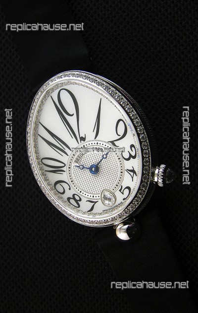 Breguet Reine De Naples Ladies Swiss 1:1 Stainless Steel Mirror Replica Watch 