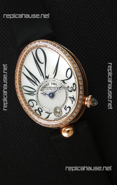 Breguet Reine De Naples Ladies Swiss 1:1  Rose Gold Replica Watch