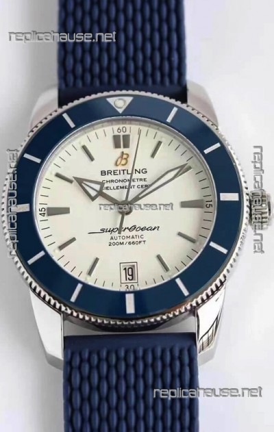 Breitling SuperOcean Heritage II B20 42MM White Dial Swiss Replica Watch - 1:1 Mirror Edition