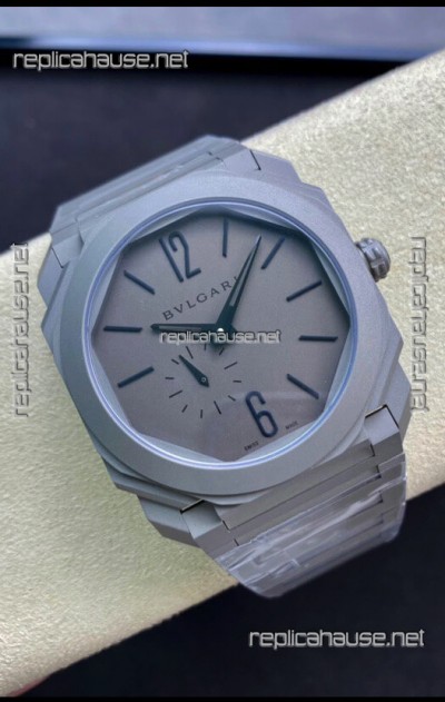 Bvlgari Octo Finissmo Edition 1:1 Mirror Replica Sandblasted Ceramic Casing