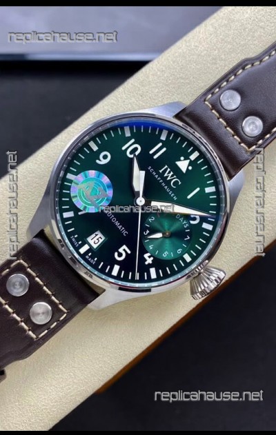 IWC Big Pilot IW501015 - Functional Power Reserve Green Dial 1:1 Mirror Watch