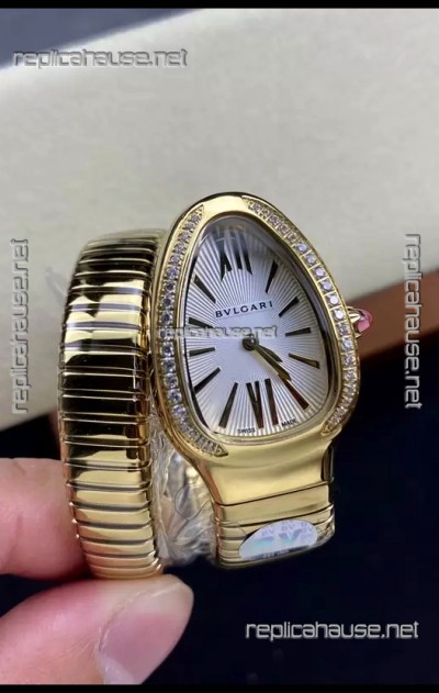 Bvlgari Serpenti Edition Yellow Gold Casing Watch in 1:1 Mirror Quality