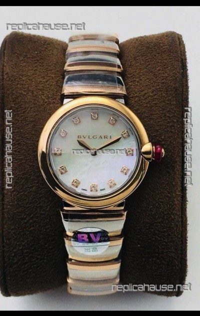 Bvlgari LVCEA Edition Watch in Two Tone Rose Gold Steel - 1:1 Mirror Replica