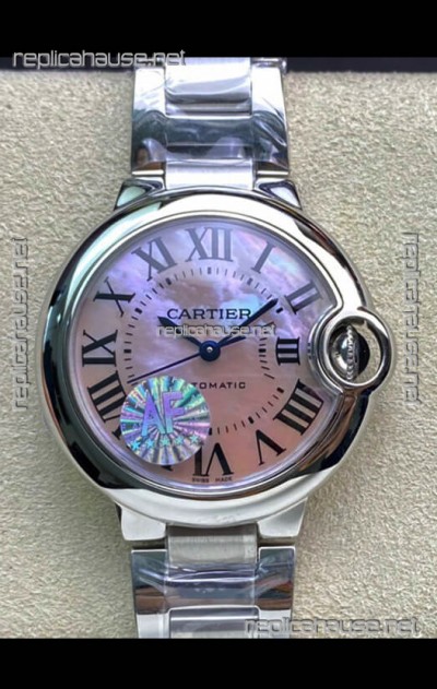 Ballon De Cartier Swiss Automatic 1:1 Mirror Quality 33MM in Steel Casing