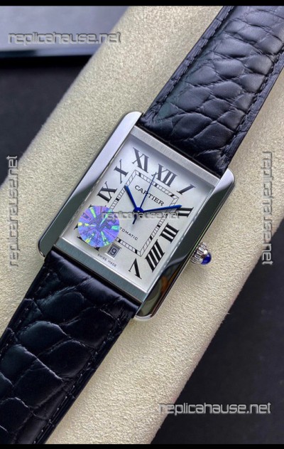 Cartier Tank Solo Swiss Automatic Watch in Steel Casing - 31MM Wide - 1:1 Mirror Replica