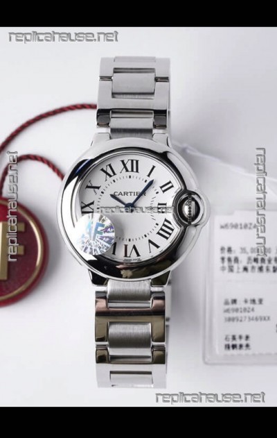 Ballon De Cartier Swiss Quartz 1:1 Mirror Quality 28MM in Steel Casing