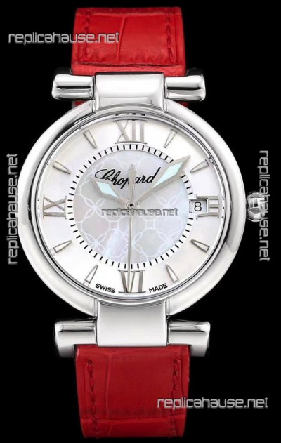 Chopard Imperiale White Dial Swiss Automatic Replica Watch in 904L Steel 