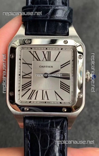 Cartier Santos Dumont 1:1 Mirror Swiss Replica Watch in Steel Casing 42MM 