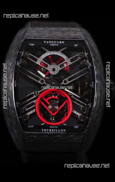 Franck Muller Vanguard Skeleton Tourbillon Swiss Replica Watch