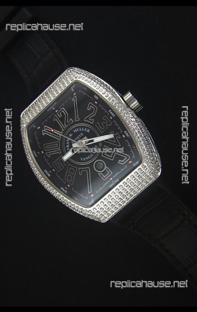 Franck Muller Vanguard Swiss Replica Watch in Stainless Steel Case