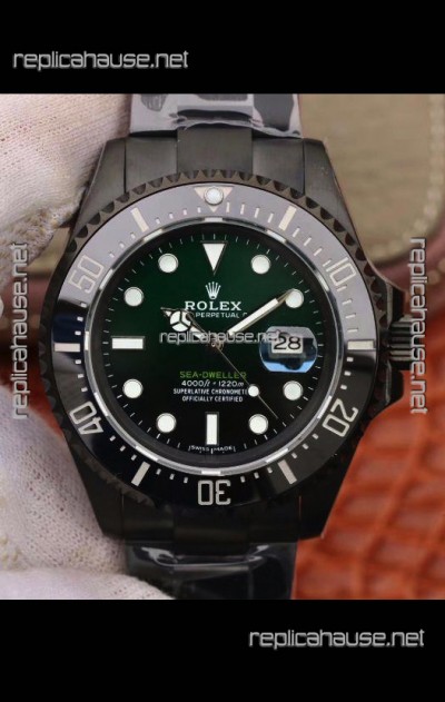 Rolex SeaDweller Deep-Sea Green Dial in 1:1 Mirror Quality - PVD Casing