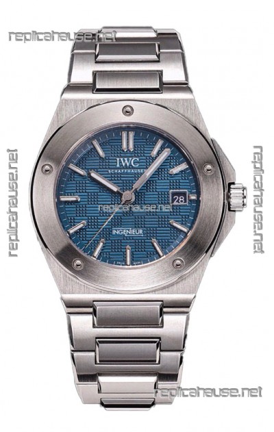 IWC Ingenieur IW3289 Blue Dial 1:1 Mirror Swiss Replica Watch 40MM
