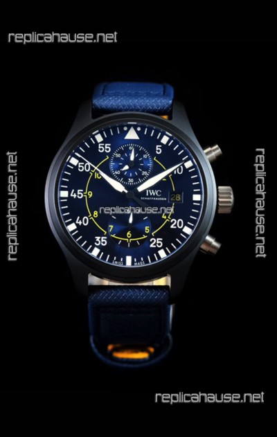 IWC Pilot's Chronograph IW389008 Blue Angels Edition 1:1 Mirror Replica Watch 