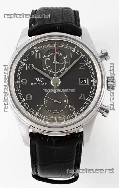 IWC Portugieser Chronograph Classic IW390404 Grey Dial Swiss Replica Watch