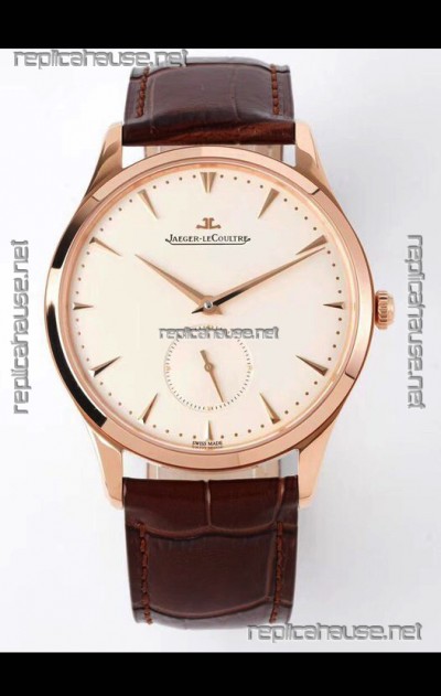 Jaeger LeCoultre Master Grand Ultra Thin Rose Gold Watch 1:1 Mirror Replica
