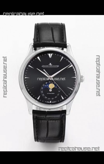 Jaeger LeCoultre Master Ultra Thin Moon 904L Steel 1:1 Mirror Replica Watch