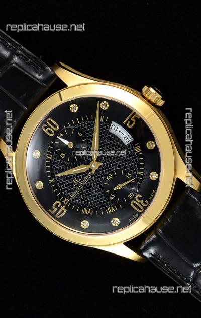 Jaeger LeCoultre Master Control Yellow Gold Swiss Replica Watch 