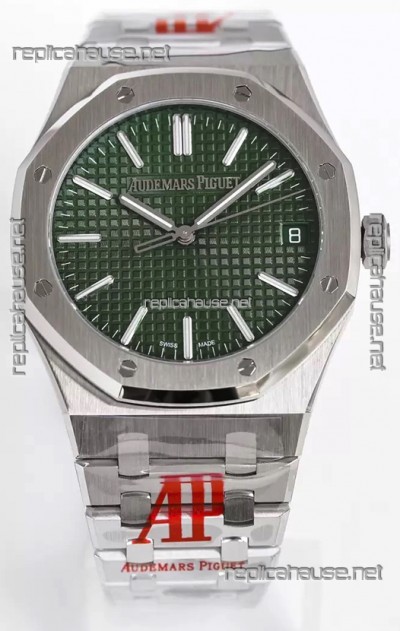 Audemars Piguet Royal Oak 15510 41MM Green Dial 904L Steel CALIBRE 4302 Movement 1:1 Mirror Replica