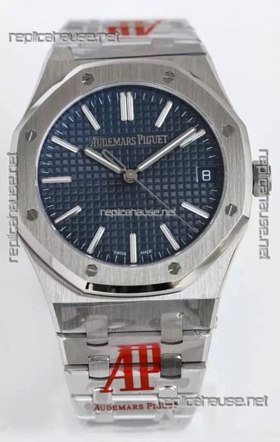 Audemars Piguet Royal Oak 15510 41MM Blue Dial 904L Steel CALIBRE 4302 Movement 1:1 Mirror Replica