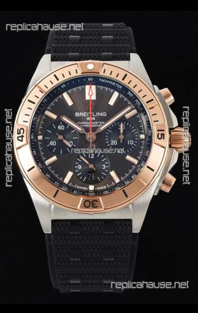 Breitling Chronomat B01 42 Edition Swiss 904L Steel Casing Brown Dial 1:1 Mirror Replica Watch