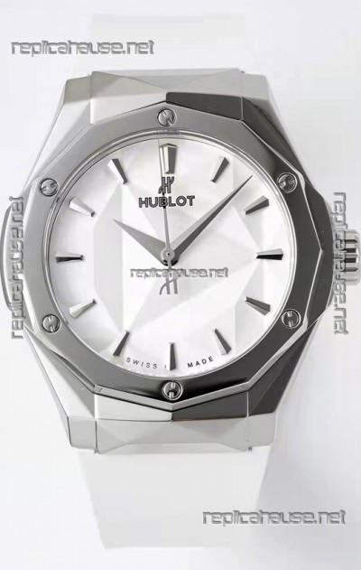 Hublot Classic Fusion Orlinski King 40MM Edition White Dial Swiss Replica Watch