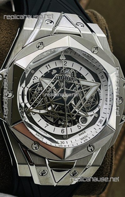 Hublot Big Bang UNICO Sang Bleu II Stainless Steel 1:1 Mirror Quality Swiss Replica Watch 