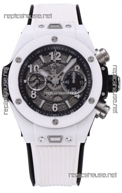 Hublot Big Bang Unico White Ceramic Casing 1:1 Mirror Edition Swiss Replica Watch