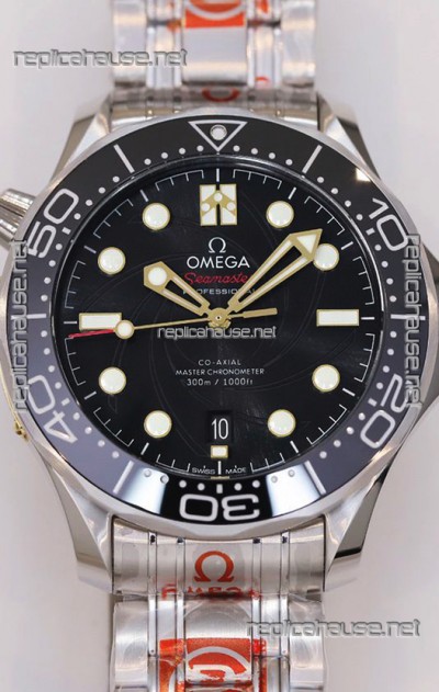 Omega Seamaster James Bond Black Swiss 904L Steel 1:1 Mirror Replica Watch