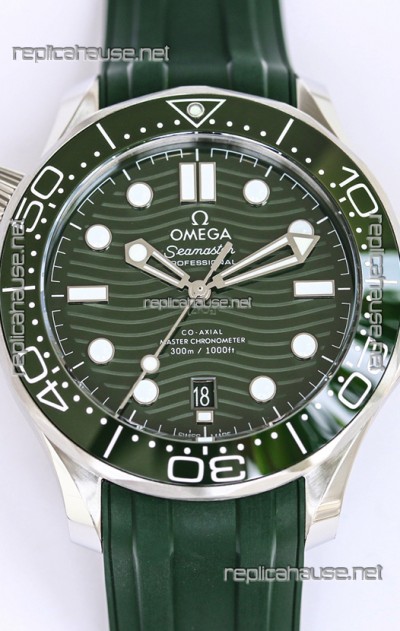 Omega Seamaster 300M Master Chronometer Green Swiss 904L Steel 1:1 Mirror Replica Watch