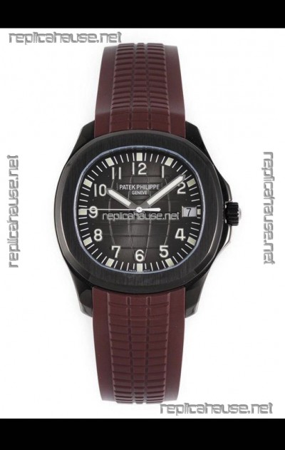 Patek Philippe Aquanaut 5167 Black Venom Edition 1:1 Mirror Replica Watch - Brown Strap