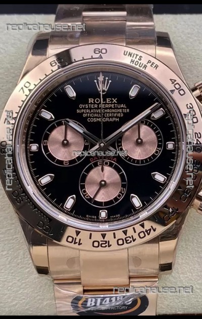 Rolex Cosmograph Daytona M116505 Rose Gold Original Cal.4130 Movement - 904L Steel Watch
