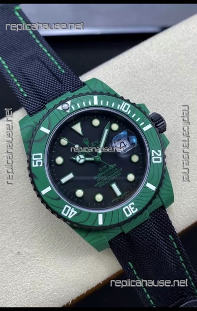 Rolex Submariner DiW Carbon Fiber Edition Swiss Replica Watch - 1:1 Mirror Replica