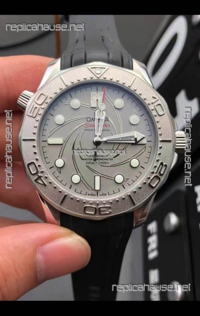 Omega Seamaster 300M Co-Axial Master Chronometer Grey Dial Titanium Bezel - 1:1 Mirror Replica