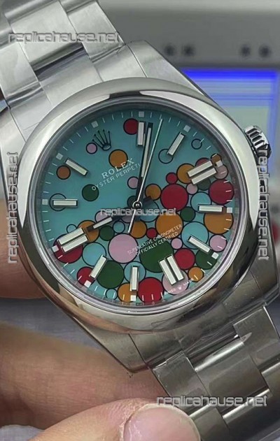 Rolex Oyster Perpetual REF# 124300 Celebration Dial in 41MM ETA 3230 Automatic Movement Watch 