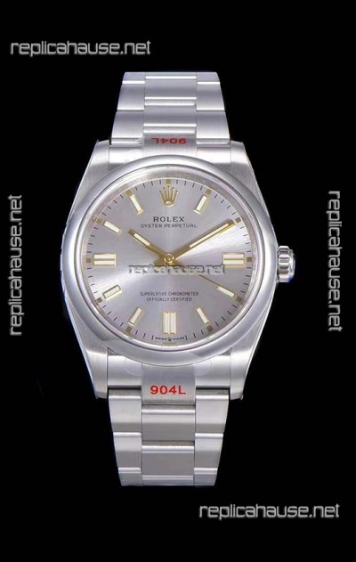 Rolex Oyster Perpetual REF#124300 41MM Cal.3230 Movement Swiss Replica Steel Dial 904L Steel 1:1 Mirror Replica Watch