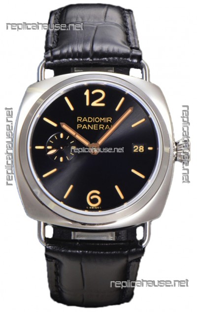 Panerai Radiomir PAM1294 Quaranta 40MM 904L Steel Black Dial Watch in 1:1 Mirror Replica 